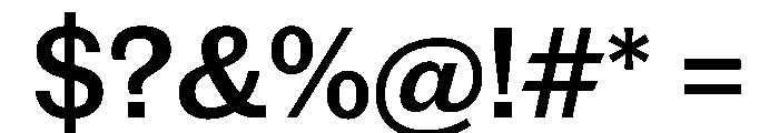 New Doric Medium Font OTHER CHARS