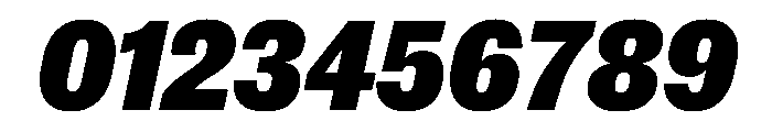 New Doric Narrow Black Italic Font OTHER CHARS