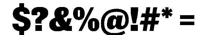 New Doric Narrow Black Font OTHER CHARS