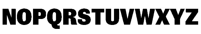 New Doric Narrow Black Font UPPERCASE