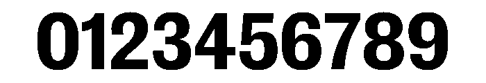 New Doric Narrow Bold Font OTHER CHARS