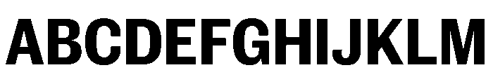New Doric Narrow Bold Font UPPERCASE