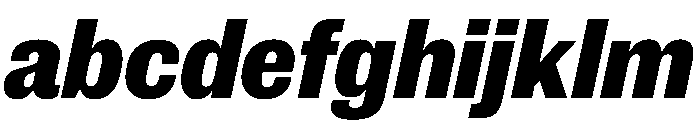New Doric Narrow Extrabold Italic FONT