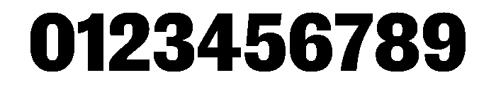 New Doric Narrow Extrabold Font OTHER CHARS