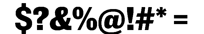 New Doric Narrow Extrabold Font OTHER CHARS