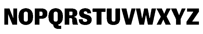 New Doric Narrow Extrabold Font UPPERCASE
