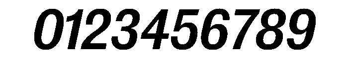 New Doric Narrow Medium Italic Font OTHER CHARS