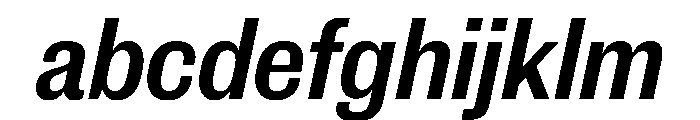 New Doric Narrow Medium Italic FONT