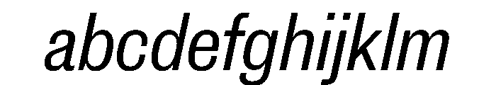 New Doric Narrow Regular Italic FONT