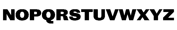 New Doric Wide Black Font UPPERCASE