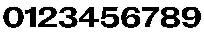 New Doric Wide Bold Font OTHER CHARS