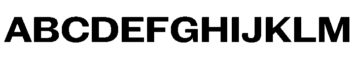New Doric Wide Bold Font UPPERCASE