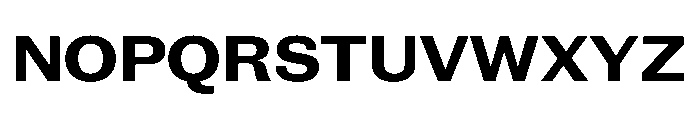 New Doric Wide Bold Font UPPERCASE