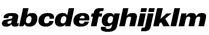 New Doric Wide Extrabold Italic FONT