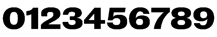 New Doric Wide Extrabold Font OTHER CHARS
