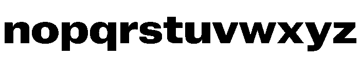 New Doric Wide Extrabold Font LOWERCASE
