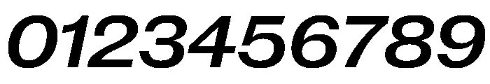 New Doric Wide Medium Italic Font OTHER CHARS