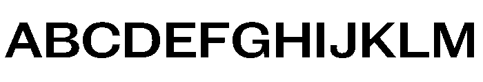 New Doric Wide Medium Font UPPERCASE