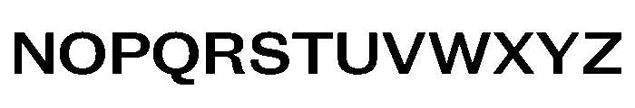 New Doric Wide Medium Font UPPERCASE