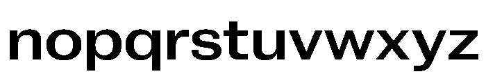New Doric Wide Medium Font LOWERCASE