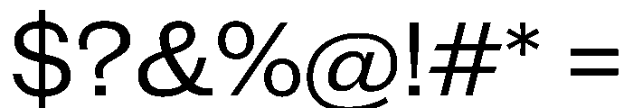 New Doric Wide Regular Font OTHER CHARS
