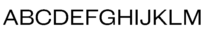 New Doric Wide Regular Font UPPERCASE