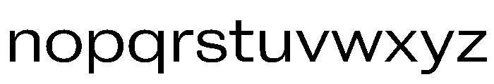 New Doric Wide Regular Font LOWERCASE