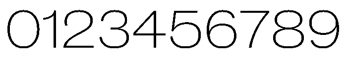 New Doric Wide Thin Font OTHER CHARS