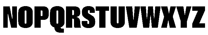 New Doric X Condensed Black Font UPPERCASE