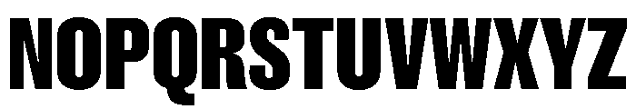 New Doric X Condensed Extrabold Font UPPERCASE
