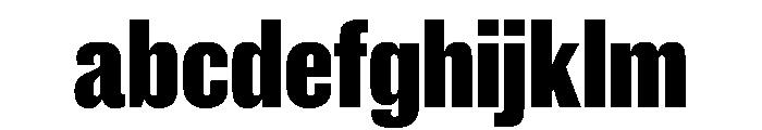 New Doric X Condensed Extrabold FONT