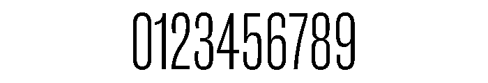 New Doric X Condensed Light Font OTHER CHARS