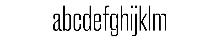 New Doric X Condensed Light FONT