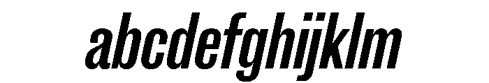 New Doric X Condensed Medium Italic FONT