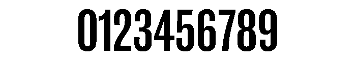 New Doric X Condensed Medium Font OTHER CHARS