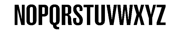 New Doric X Condensed Medium Font UPPERCASE