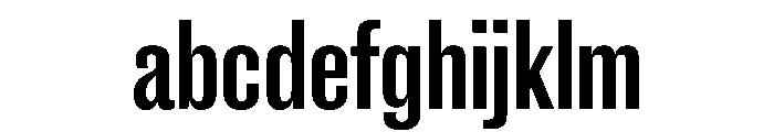 New Doric X Condensed Medium FONT