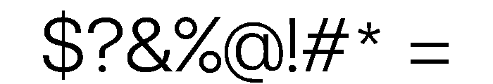 NewEdge666 Light Font OTHER CHARS