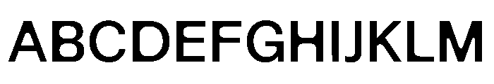 NewEdge666 RegularRounded Font UPPERCASE