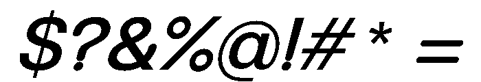 NewEdge666 RegularRoundedSlanted Font OTHER CHARS