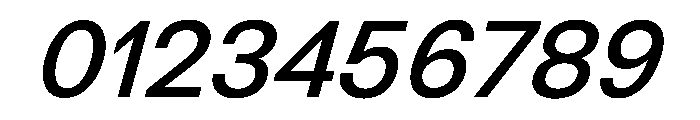NewEdge666 RegularSlanted Font OTHER CHARS