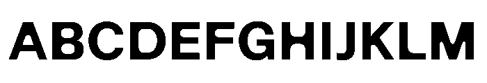 NewEdge666 SemiboldRounded Font UPPERCASE