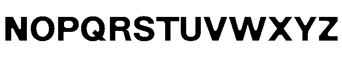 NewEdge666 SemiboldRounded Font UPPERCASE