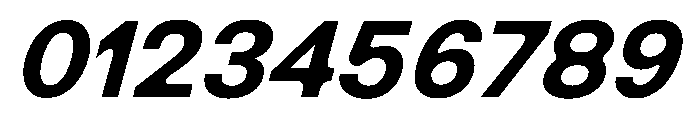 NewEdge666 SemiboldRoundedSlanted Font OTHER CHARS