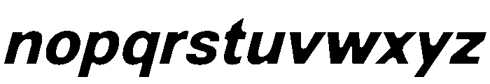NewEdge666 SemiboldRoundedSlanted Font LOWERCASE