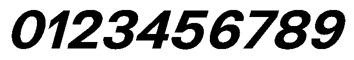 NewEdge666 SemiboldSlanted Font OTHER CHARS