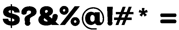 NewEdge666 UltraBoldRounded Font OTHER CHARS
