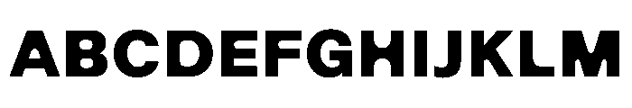 NewEdge666 UltraBoldRounded Font UPPERCASE