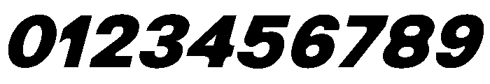 NewEdge666 UltraBoldRoundedSlanted Font OTHER CHARS