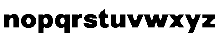 NewEdge666 UltraBoldRounded Font LOWERCASE